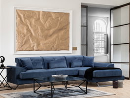 Atelier Del Sofa Frido Right (L3+Chl) - Azul Marino